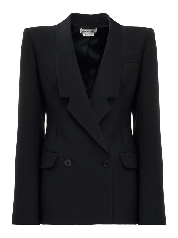 ALEXANDER MCQUEEN: casual jackets - Tailored wool jacket