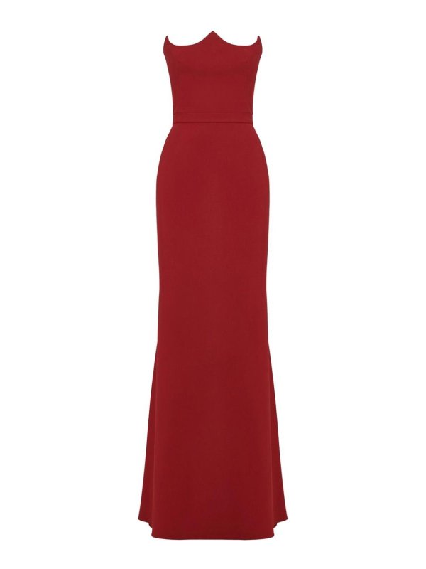 ALEXANDER MCQUEEN: Maxi robe - Maxi Robe - Rouge