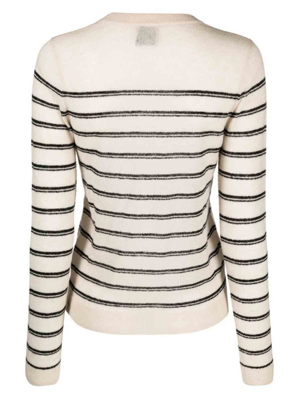 ALYSI: crew necks online - Striped sweater