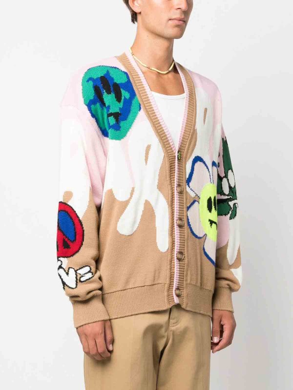 The Best Shops BARROW: Printed wool cardigan