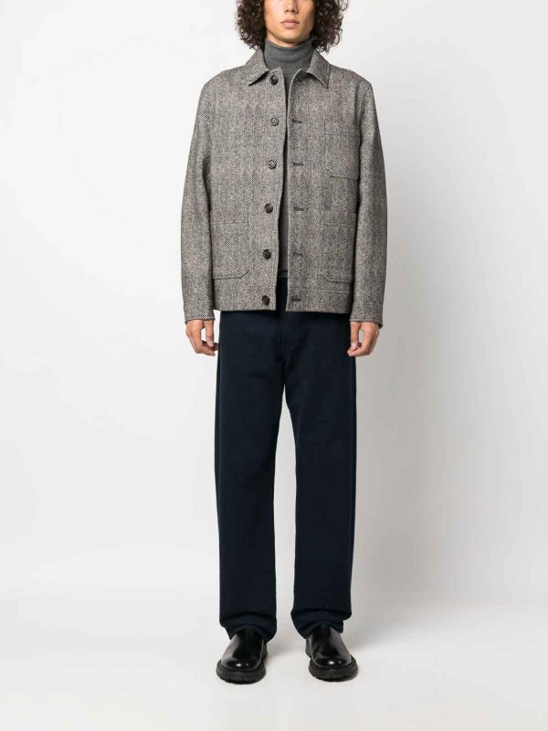 CIRCOLO 1901: casual jackets online - Herringbone cotton jacket