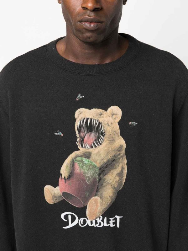 Printed cotton sweatshirt shop online: DOUBLET