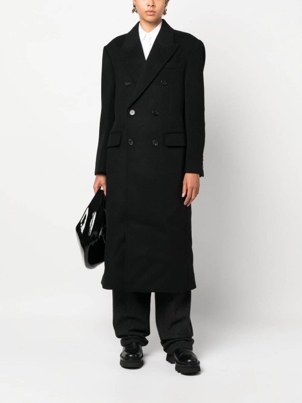 The Best Shops DUNST: short coats - Wool double-breasted coat