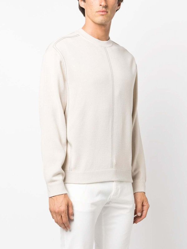 The Best Shops EMPORIO ARMANI: クルーネック - クルーネック - ベージュ
