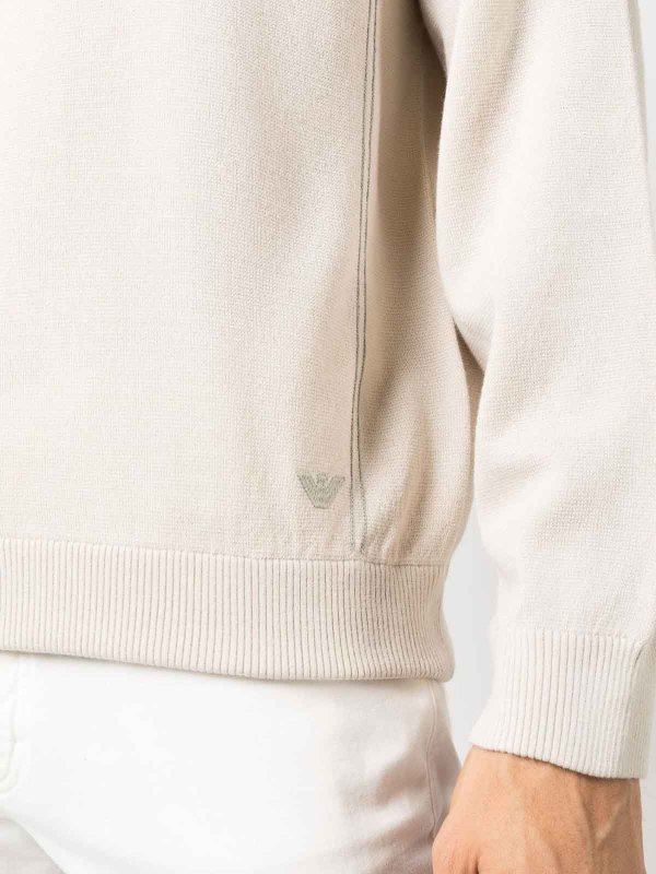 EMPORIO ARMANI buy online クルーネック - ベージュ