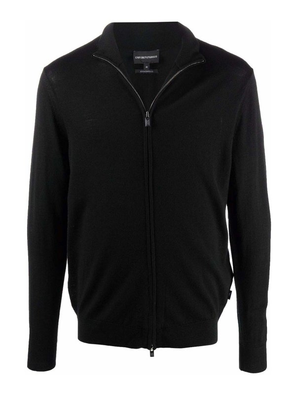EMPORIO ARMANI: Cardigans - Cardigan - Noir