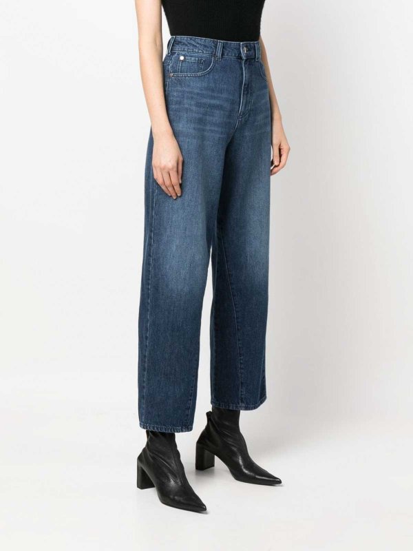 The Best Shops EMPORIO ARMANI: ブーツカットジーンズ - ブーツカットジーンズ - ブルー