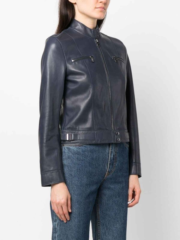 The Best Shops EMPORIO ARMANI: casual jackets - Leather jacket
