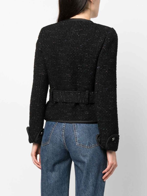 The Best Shops EMPORIO ARMANI: giacche casual - Giacca corta in tweed
