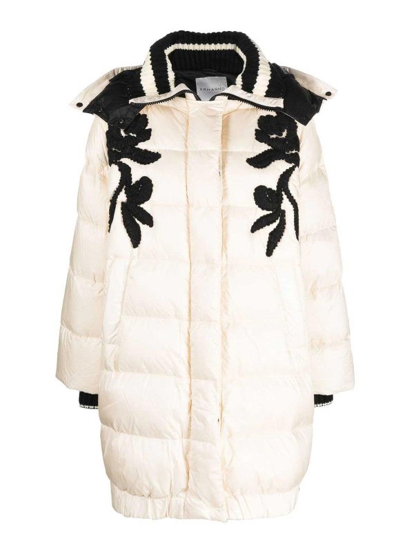 ERMANNO SCERVINO: casual jackets - Embroidered down jacket