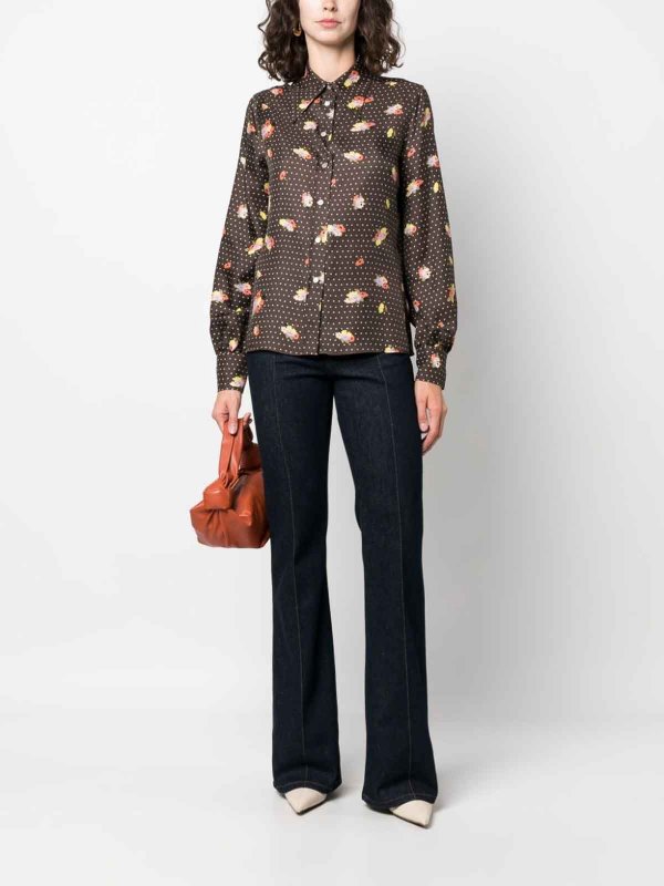 ETRO buy online Printed silk shirt