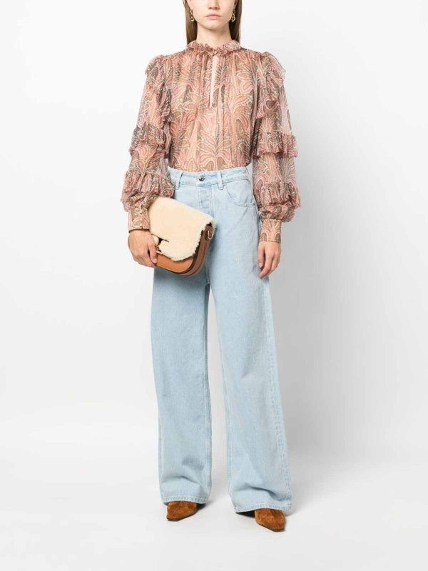 Silk top shop online: ETRO