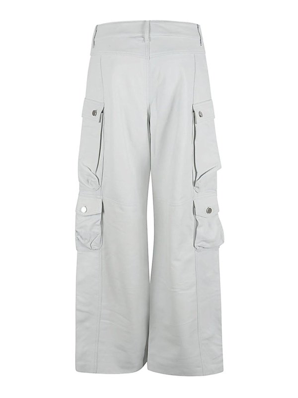 FERMAS.CLUB: Trousers Shorts online - Leather cargo pants