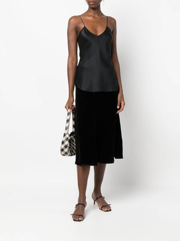 The Best Shops GOLD HAWK: ニーレングススカート＆ミディ丈 - 膝丈/ミディスカート - 黒