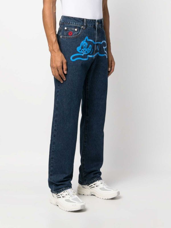 The Best Shops ICECREAM: ブーツカットジーンズ - ブーツカットジーンズ - ブルー