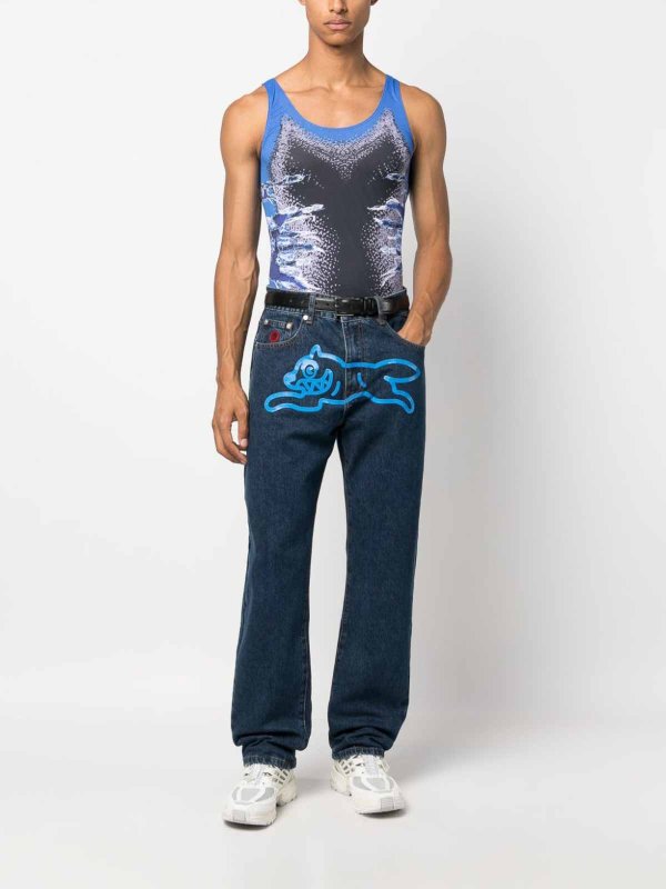 ブーツカットジーンズ - ブルー shop online: ICECREAM