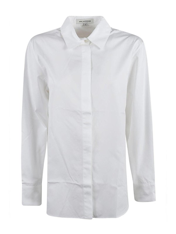 JUDY SANDERSON: shirts - Button-down cotton shirt