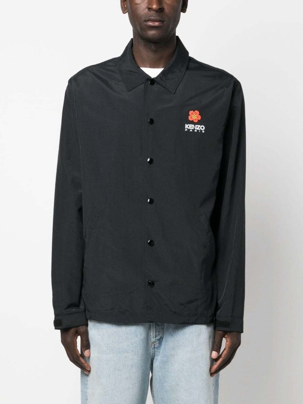 The Best Shops KENZO: casual jackets - Boke flower nylon jacket
