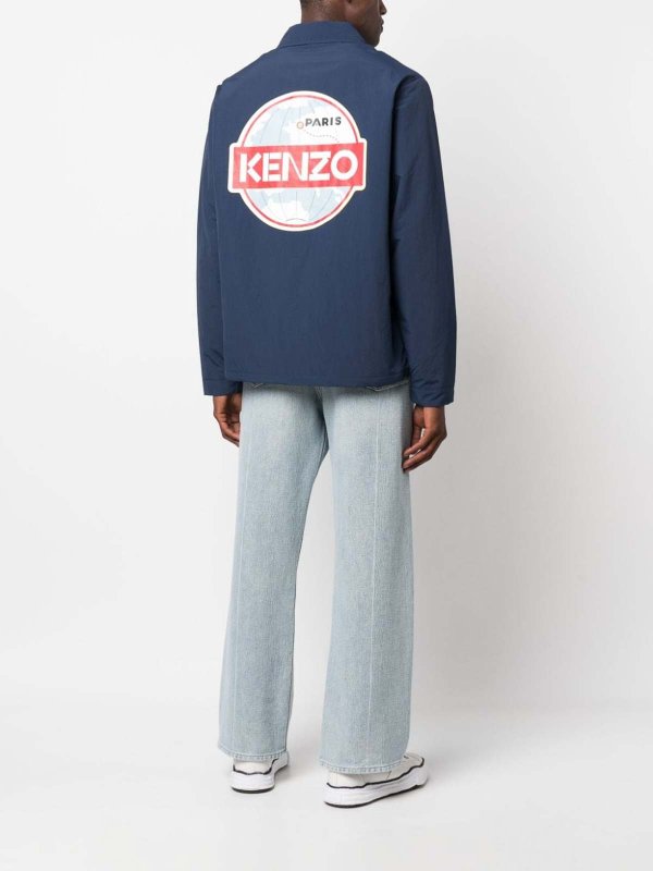 The Best Shops KENZO: casual jackets - Kenzo globe nylon jacket