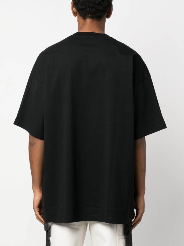 OFF-WHITE: t-shirts online - Logo cotton t-shirt