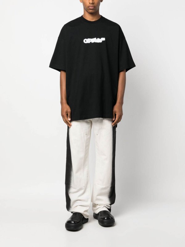 Logo cotton t-shirt shop online: OFF-WHITE