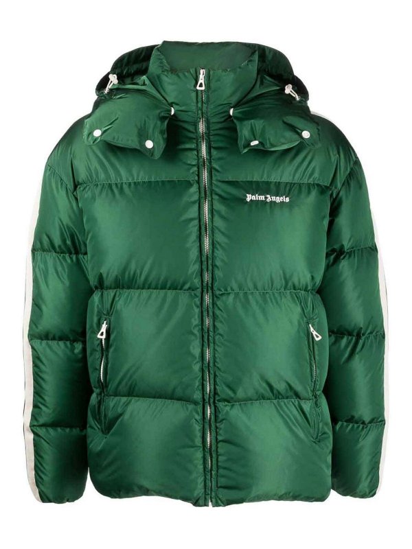 Palm Angels: casual jackets - Hooded track jacket