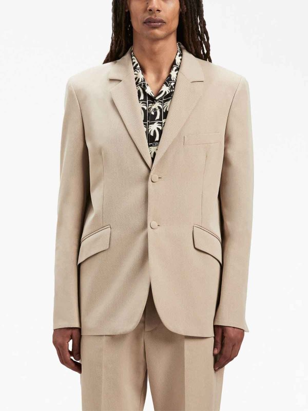 The Best Shops Palm Angels: Blazer - Beige