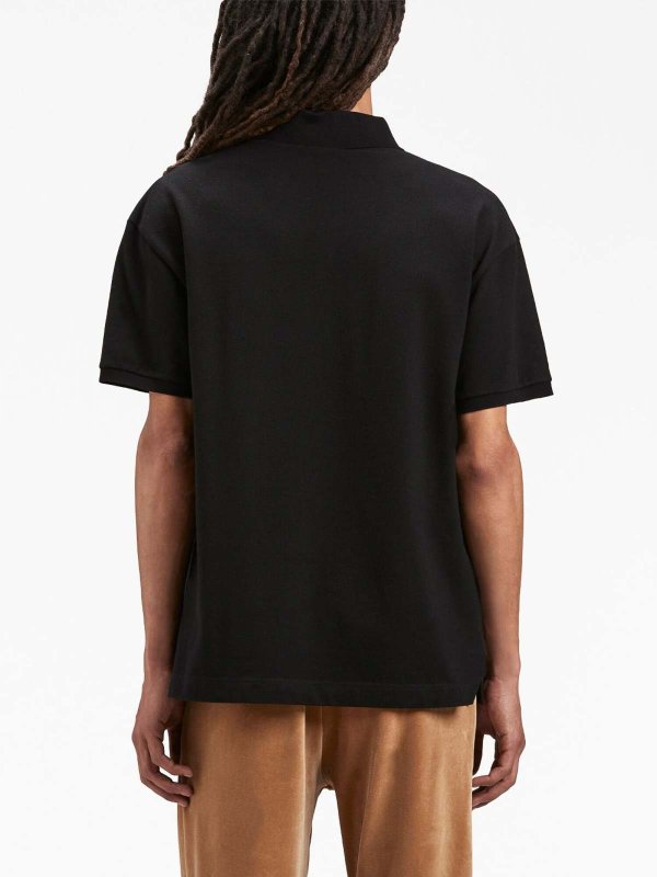 Palm Angels buy online Embroidered logo cotton polo shirt