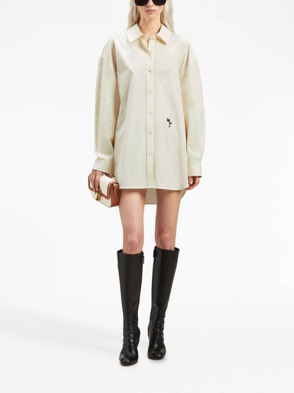 Palm Angels: shirts online - Logo cotton shirt