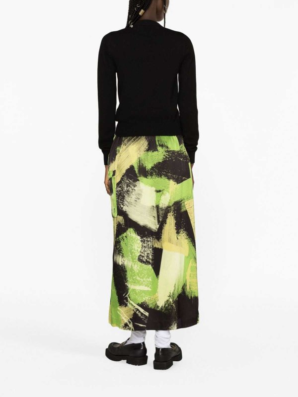 The Best Shops Palm Angels: crew necks - Sunset wool blend jumper