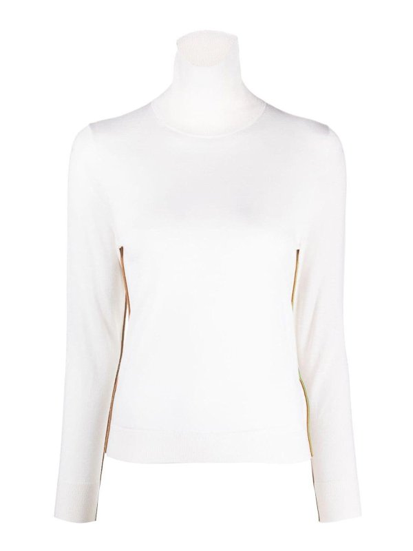 PAUL SMITH: Pull col rond - Pull Col Rond - Blanc