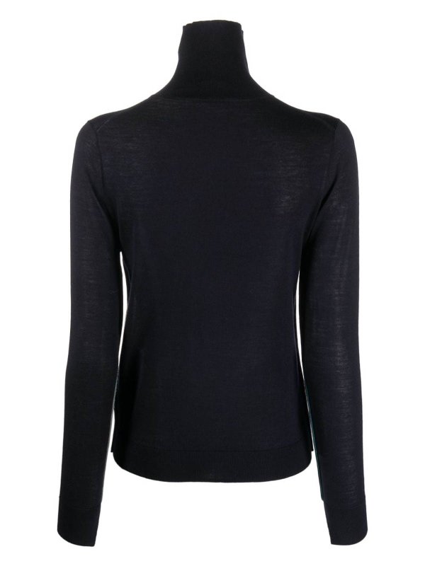 PAUL SMITH: Pull col rond online - Pull Col Rond - Noir