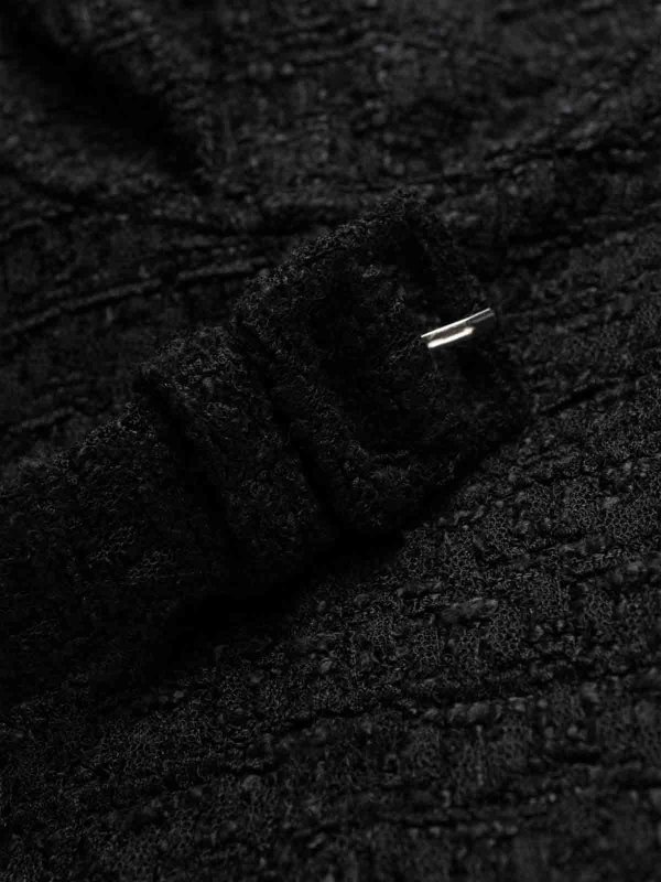 Robe Au Genou - Noir shop online: Self Portrait