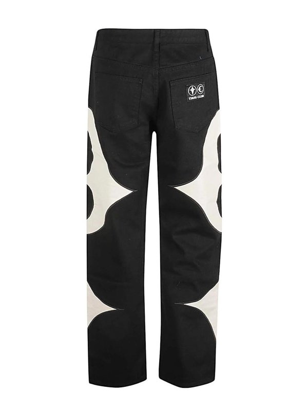THUG CLUB: Jeans boot-cut online - Jeans Boot-Cut - Negro