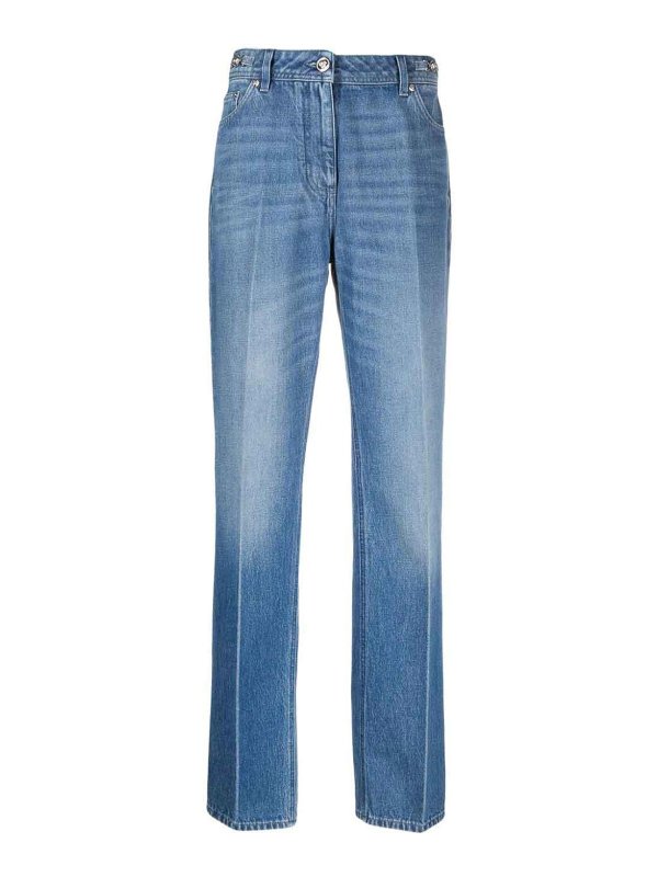 VERSACE: Bootcut - Bootcut Jeans - Blau