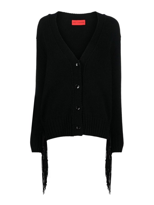 WILD CASHMERE: カーディガン - カーディガン - 黒