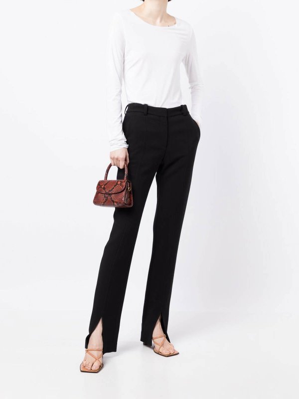 WOLFORD: crew necks online - Aurora long sleeve pullover