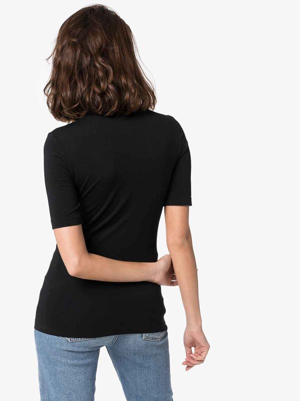 The Best Shops WOLFORD: t-shirts - Organic cotton turtleneck t-shirt