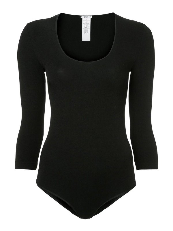 WOLFORD: トップス＆タンクトップ - トップ/タンクトップ - 黒