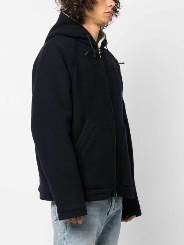 The Best Shops WOOLRICH: casual jackets - Wool blend hooded jacket
