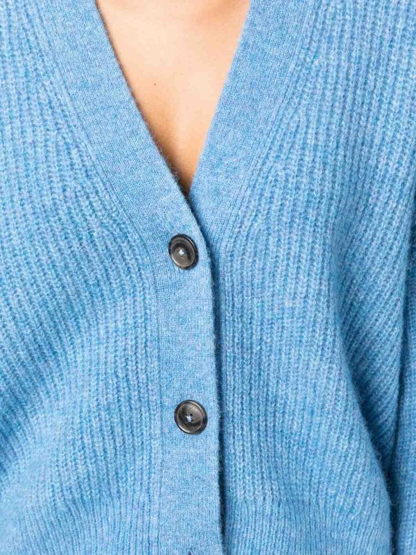 カーディガン - ブルー shop online: CLOSED