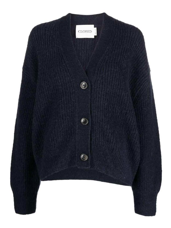 CLOSED: cardigans - V-neck wool cardigan