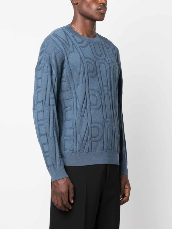 EMPORIO ARMANI: クルーネック online - クルーネック - ブルー