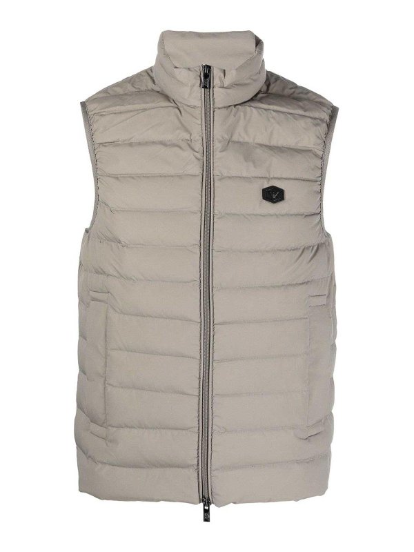 EMPORIO ARMANI: Chalecos  - Chaleco - Gris