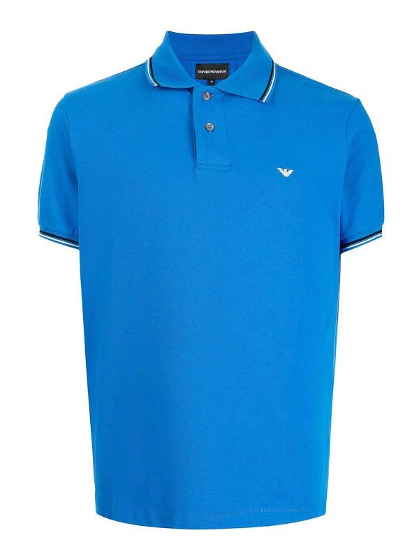 EMPORIO ARMANI: polo shirts - Emporio Armani Paisley Polo Shirt