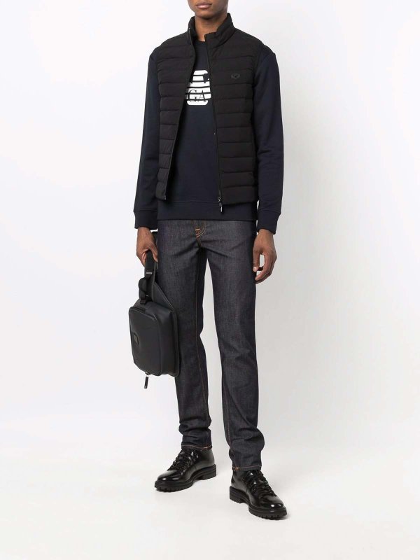 EMPORIO ARMANI buy online Logo cotton blend sweatshirt