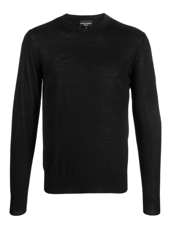 EMPORIO ARMANI: crew necks - Wool crewneck jumper