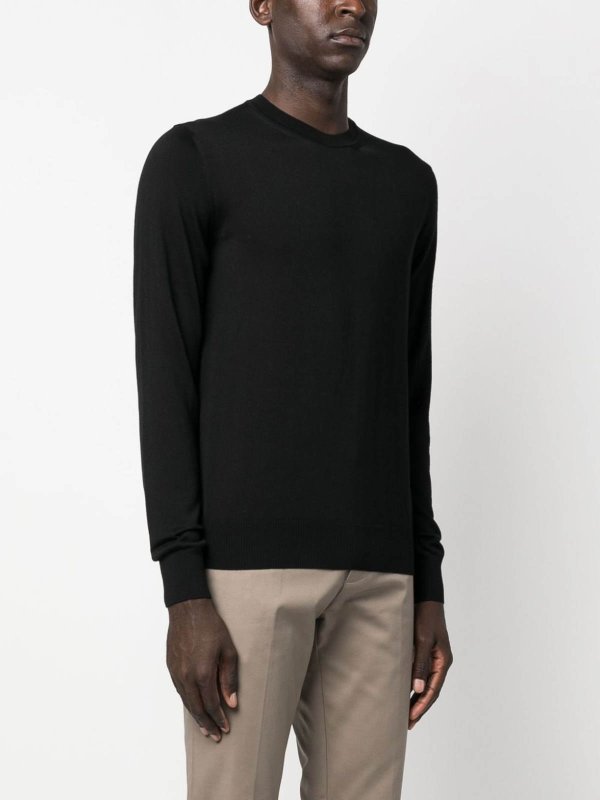Wool crewneck jumper shop online: EMPORIO ARMANI
