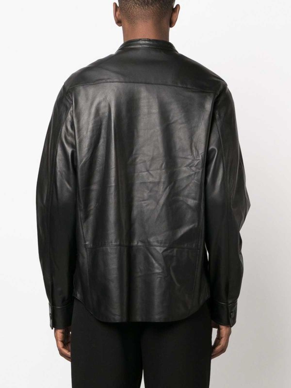 The Best Shops EMPORIO ARMANI: casual jackets - Leather jacket