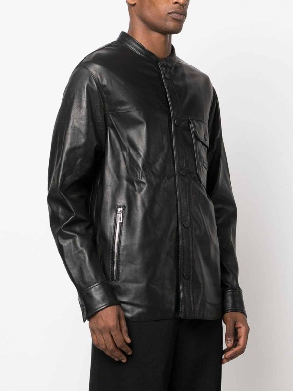 EMPORIO ARMANI buy online Leather jacket